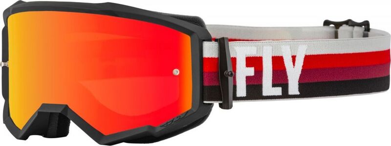 FLY RACING Zone Goggle Black/Grey - Dark Smoke Lens