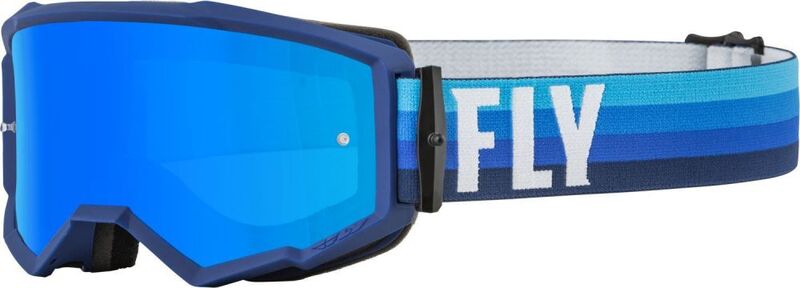 FLY RACING Zone Goggle Black/Gray - Dark Smoke Lens