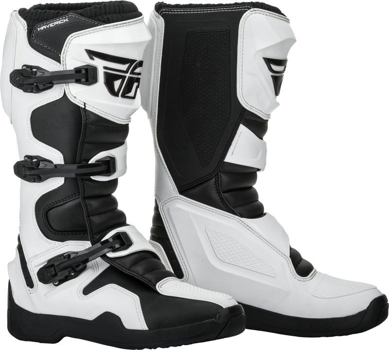 FLY RACING Maverik Boots - White/Black