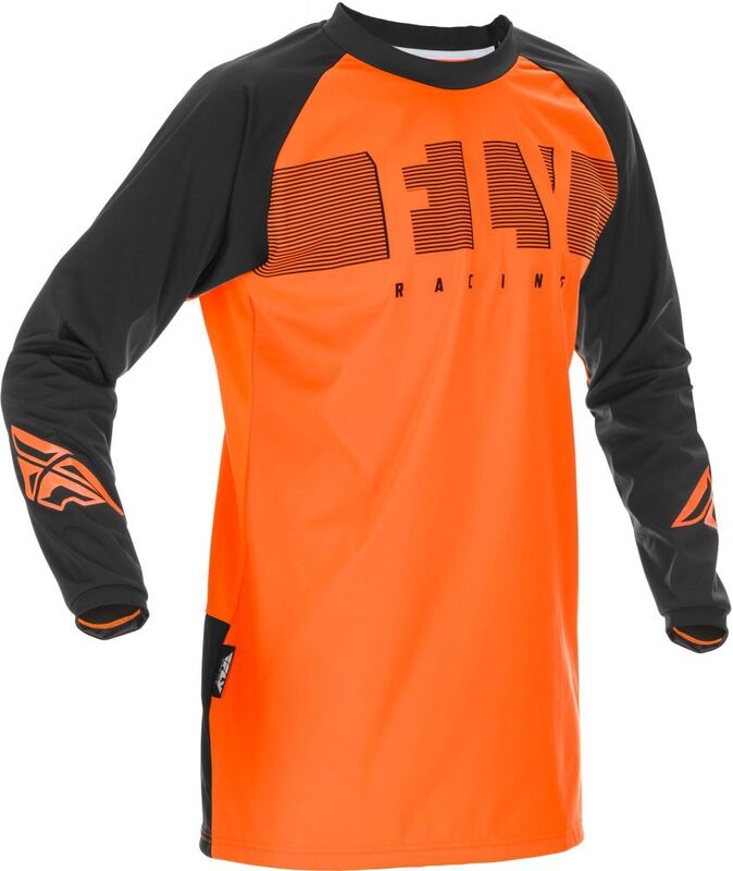 FLY RACING Windproof Jersey - Orange/Black