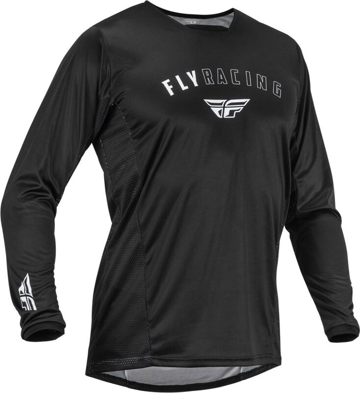 FLY RACING Patrol Jersey - Zwart/Wit - SM