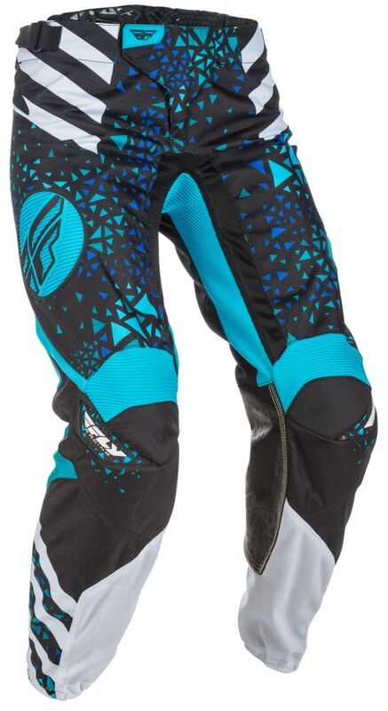 FLY RACING Kinetic Women's Race Pants Blue/Black Sz 7/7