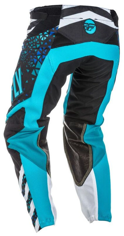 FLY RACING Kinetic Women's Race Pants Blue/Black Sz 7/7