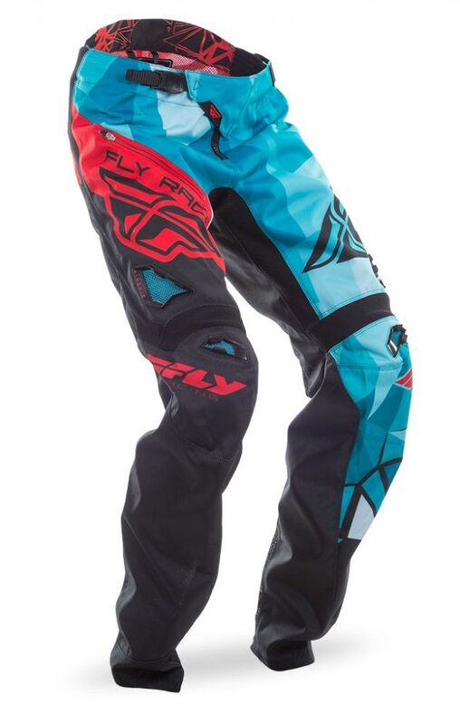 FLY RACING Crux Pants Dark Teal/Red