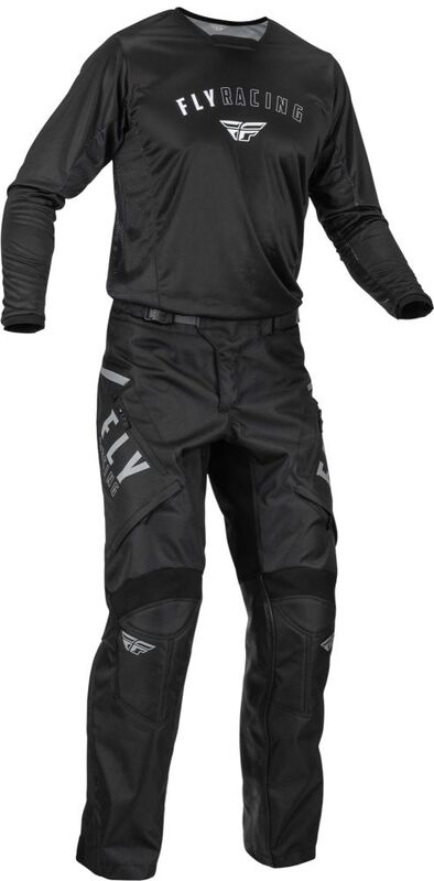 FLY RACING Patrol Over-Boot Pants - Black/White