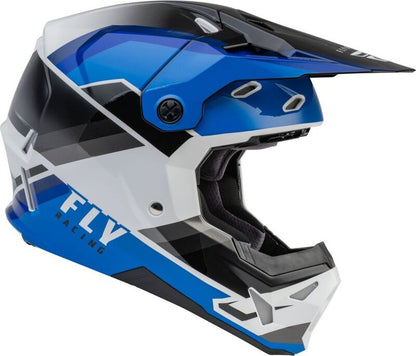 FLY RACING Formula CP Rush Helm - Zwart/Blauw/Wit