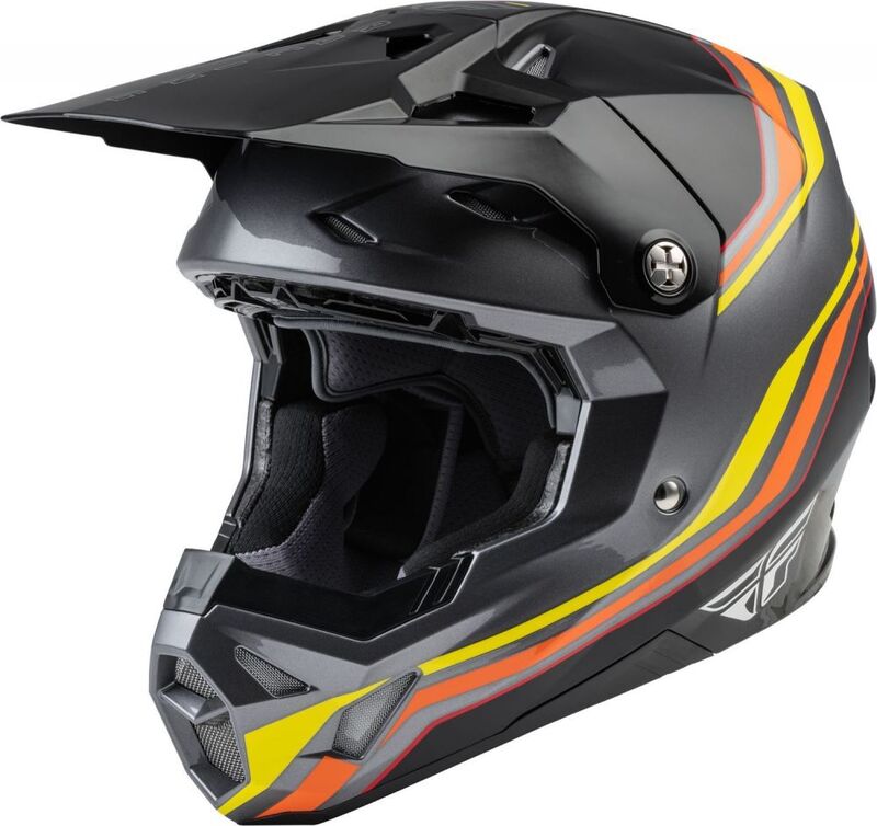 FLY RACING Formula CP S.E. Speeder Helmet Black/Yellow/Red