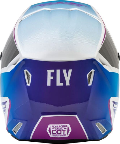 FLY RACING Kinetic Drift Helmet - Blue/Charcoal/White