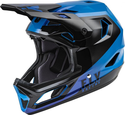 FLY RACING Rayce Helm - Zwart/Blauw