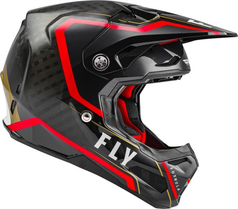 FLY RACING Formula Carbon Axon Helmet Black/Blue