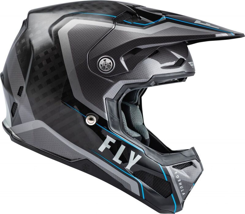 FLY RACING Formula Carbon Axon Helmet Black/Blue