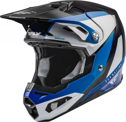 FLY RACING Formula Carbon Prime Helmet Blue/White/Blue Carbon