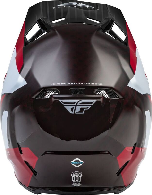 FLY RACING Formula Carbon Prime Helmet Blue/White/Blue Carbon