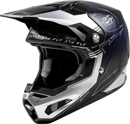 FLY RACING Formula Smart Carbon Legacy Helmet - Black/Electric Blue/Fuschia