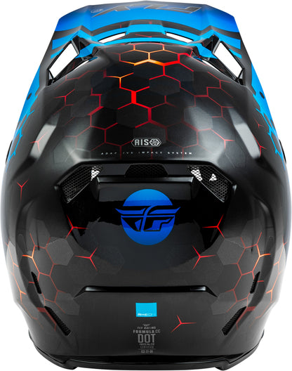 FLY RACING Formula CC Tektonic Helm - Zwart/Blauw/Rood