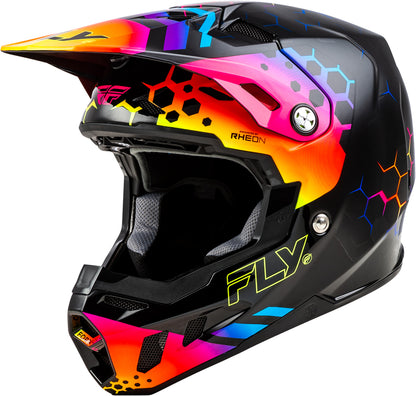 FLY RACING Formula CC Tektonic Helm - Zwart/Blauw/Rood