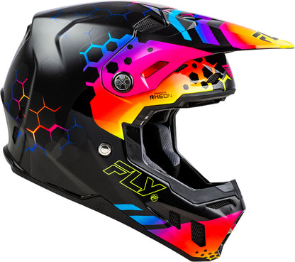 FLY RACING Formula CC Tektonic Helm - Zwart/Blauw/Rood