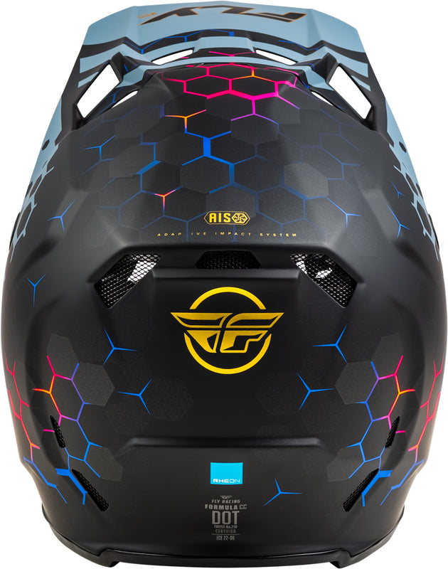 FLY RACING Formula CC Tektonic Helm - Zwart/Blauw/Rood