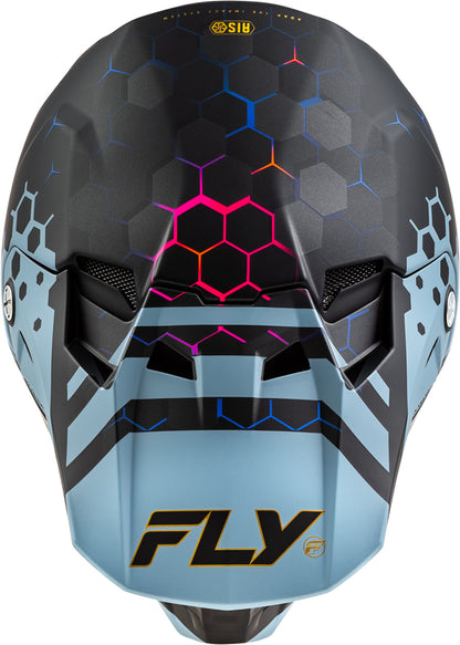 FLY RACING Formula CC Tektonic Helm - Zwart/Blauw/Rood