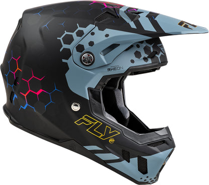 FLY RACING Formula CC Tektonic Helm - Zwart/Blauw/Rood