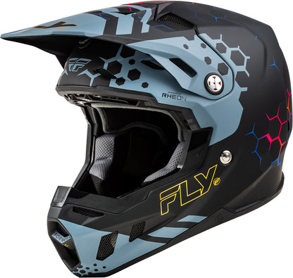 FLY RACING Formula CC Tektonic Helm - Zwart/Blauw/Rood