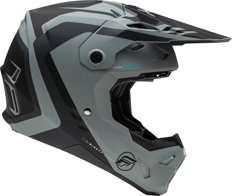 FLY RACING Formula CP Krypton Helm - Matgrijs/Zwart