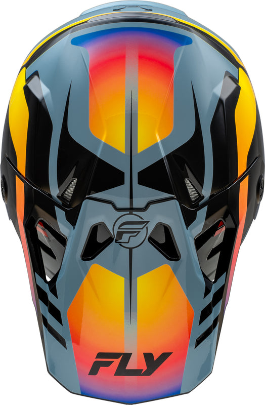 FLY RACING Formula CP Krypton Helm - Matgrijs/Zwart