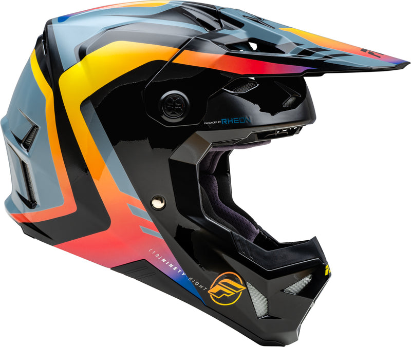 FLY RACING Formula CP Krypton Helm - Matgrijs/Zwart