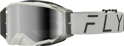 FLY RACING Zone Pro Crossbrillien - Gray with Gray/Smoke Lenses