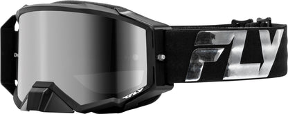 FLY RACING Zone Elite Motocross Goggles - Black/Gray Camo with Dark Blue/Smoke Lenses