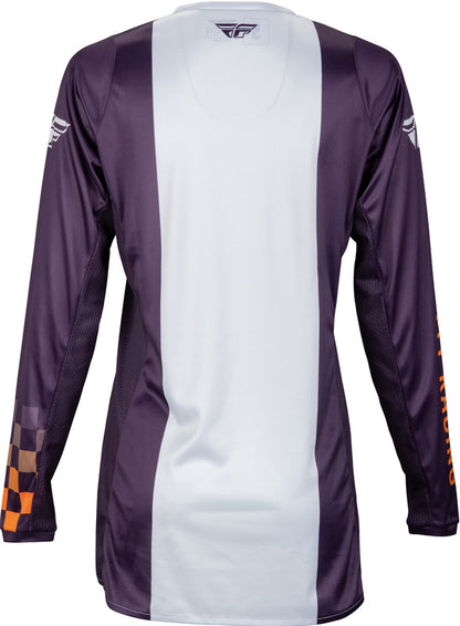 FLY RACING Lite Woman Dames Jersey - Zwart/Light Grey