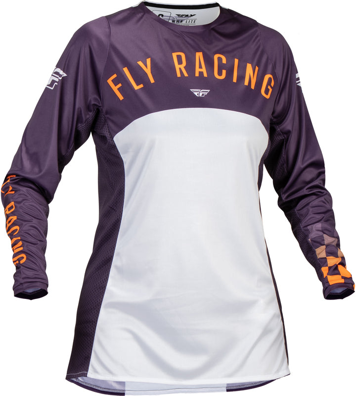 FLY RACING Lite Woman Dames Jersey - Zwart/Light Grey