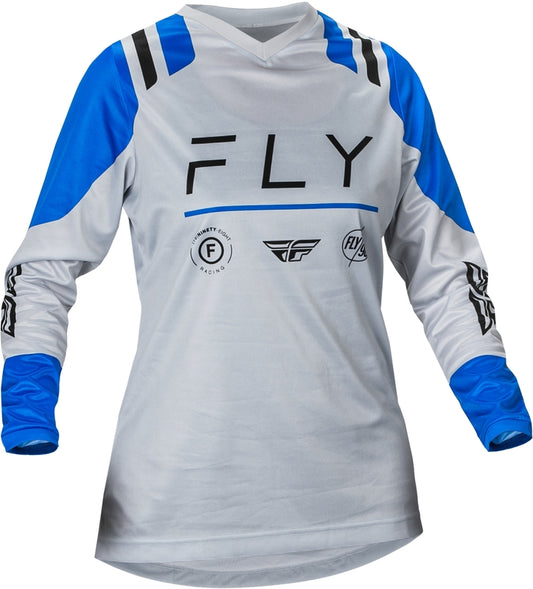 FLY RACING F-16 Woman Dames Jersey - Arctic Grey/Blauw