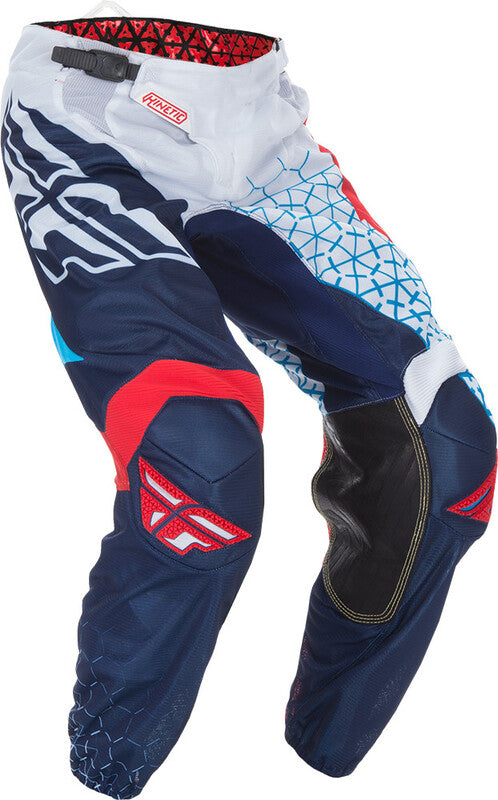 FLY RACING Kinetic Trifecta Mesh Youth Pants - Red/White/Blue