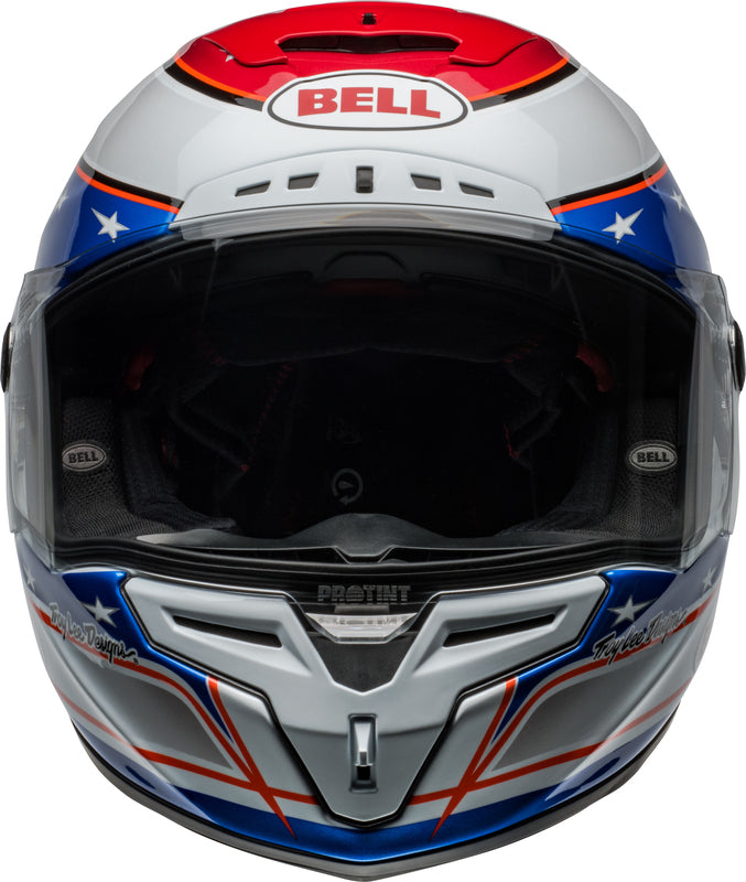 BELL Race Star DLX Flex Helmet - Beaubier 24 Gloss White/Blue