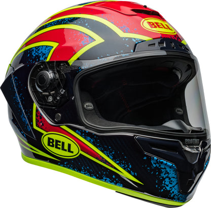 BELL Race Star DLX Flex Helmet - Xenon Gloss Red/Silver