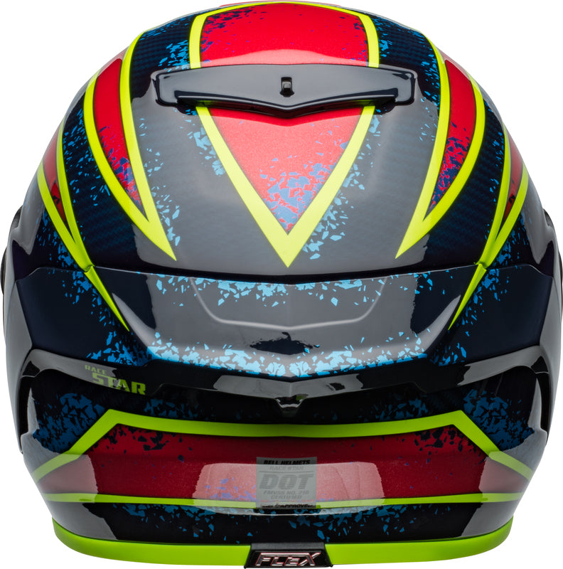 BELL Race Star DLX Flex Helmet - Xenon Gloss Red/Silver