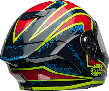 BELL Race Star DLX Flex Helmet - Xenon Gloss Red/Silver