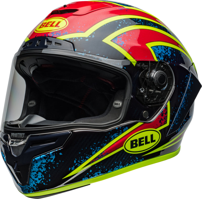 BELL Race Star DLX Flex Helmet - Xenon Gloss Red/Silver