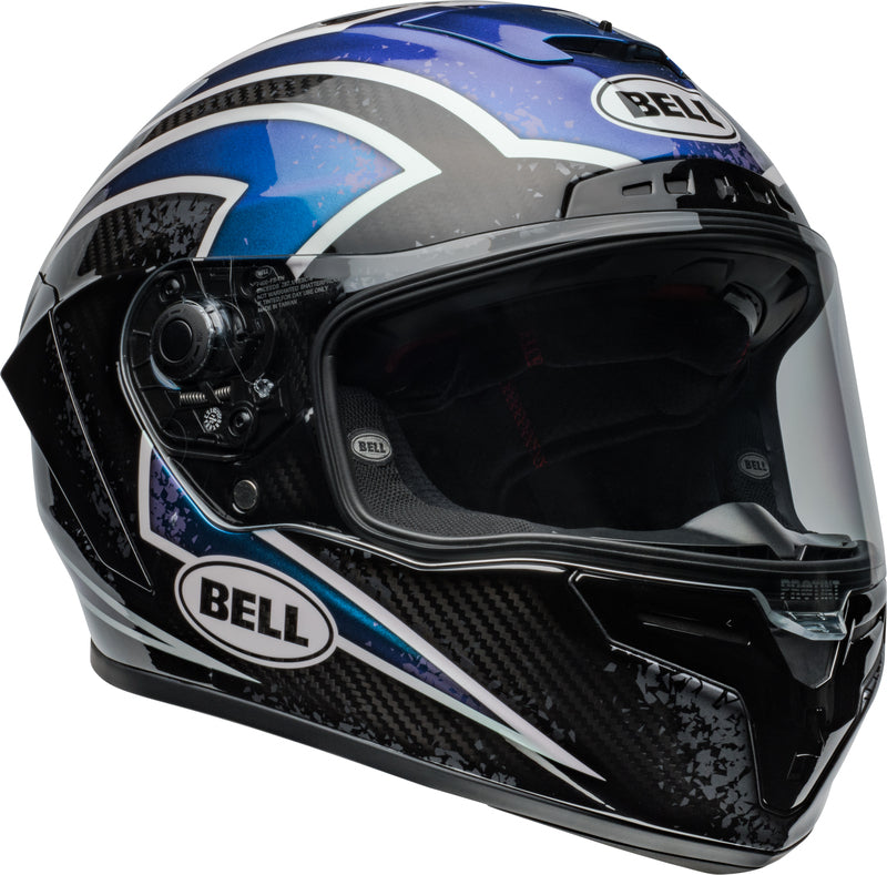 BELL Race Star DLX Flex Helmet - Xenon Gloss Red/Silver