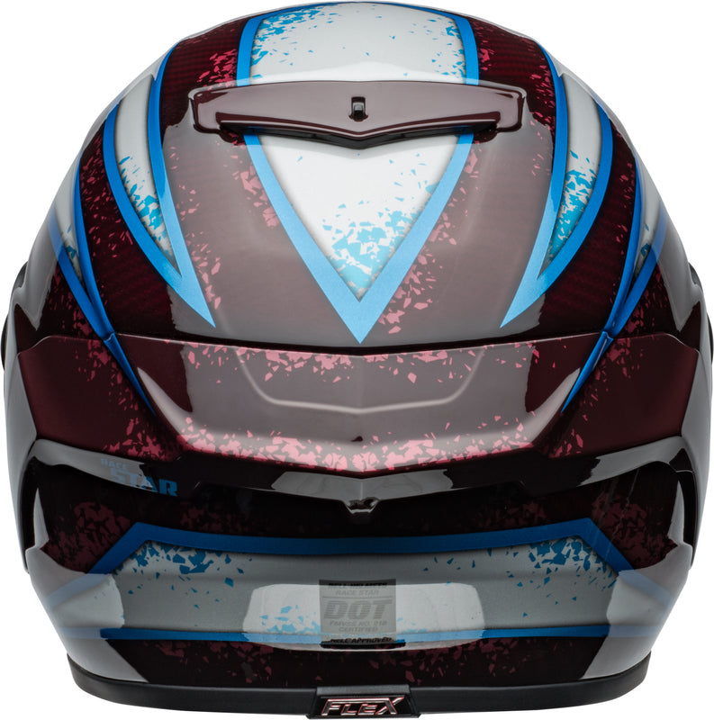 BELL Race Star DLX Flex Helmet - Xenon Gloss Red/Silver