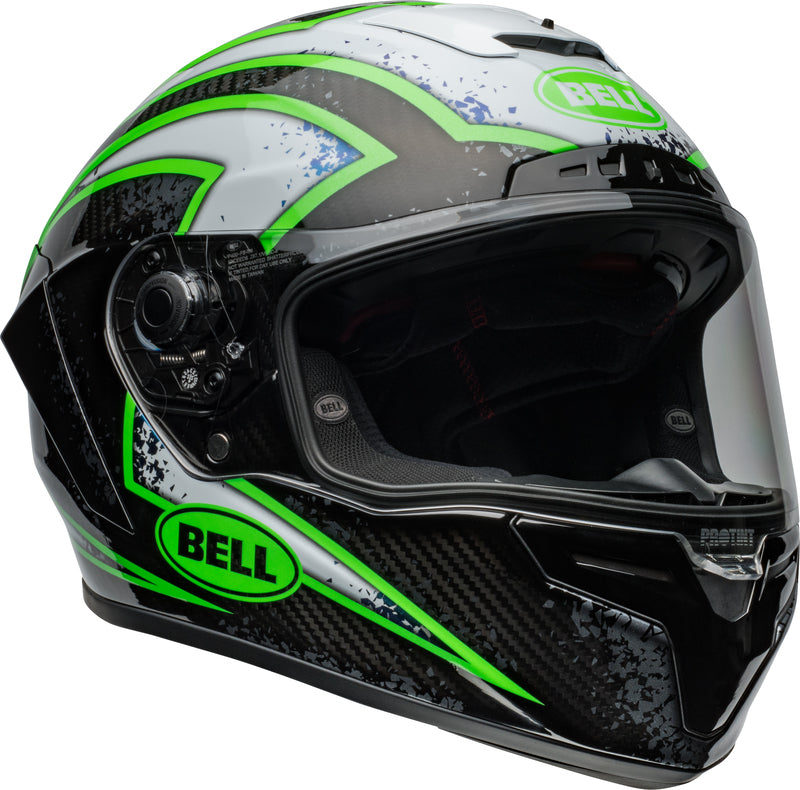 BELL Race Star DLX Flex Helmet - Xenon Gloss Red/Silver