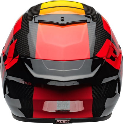 BELL Race Star DLX Flex Helmet - Offset Gloss Black/Red