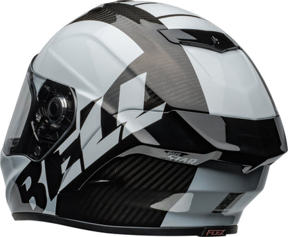 BELL Race Star DLX Flex Helmet - Offset Gloss Black/Red