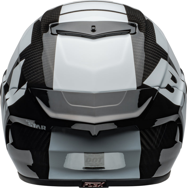 BELL Race Star DLX Flex Helmet - Offset Gloss Black/Red