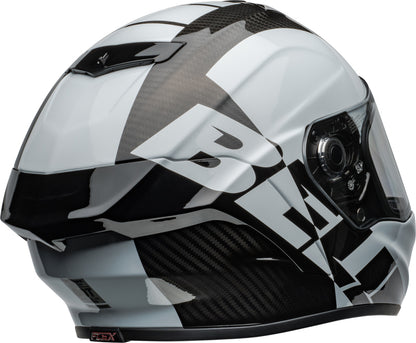 BELL Race Star DLX Flex Helmet - Offset Gloss Black/Red