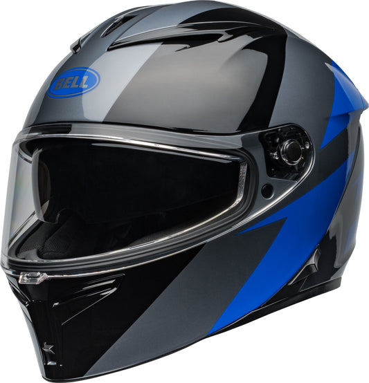 BELL Lithium Helmet - Shear Gloss Gray/Blue