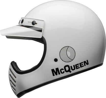 BELL Moto-3 Helmet - Steve McQueen Gloss White/Black