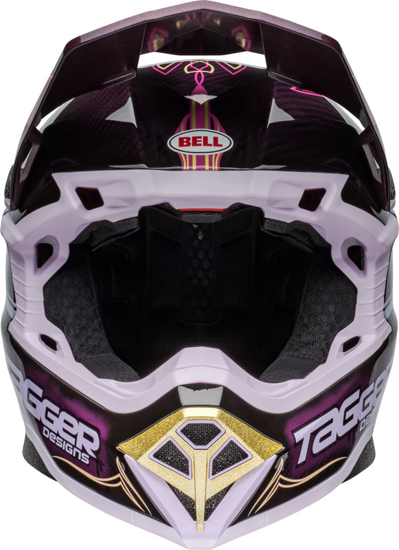 BELL Moto-10 Spherical Helmet - Tagger Purple Haze Gloss Purple/Gold