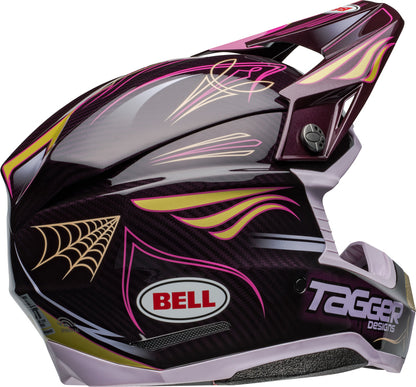 BELL Moto-10 Spherical Helmet - Tagger Purple Haze Gloss Purple/Gold